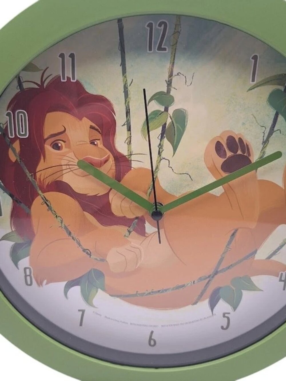 NIB Disney Lion King 10" Wall Clock Simba Collectible Kids Room Decor - Picture 3 of 4